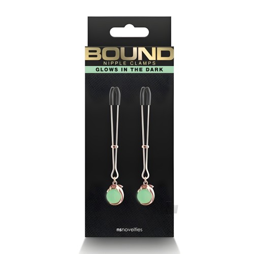 Pinzas para pezones Bound para sensaciones estimulantes