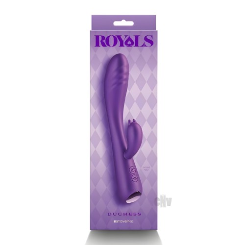 Royals Duchess Rabbit Vibrator - Metallic Purple