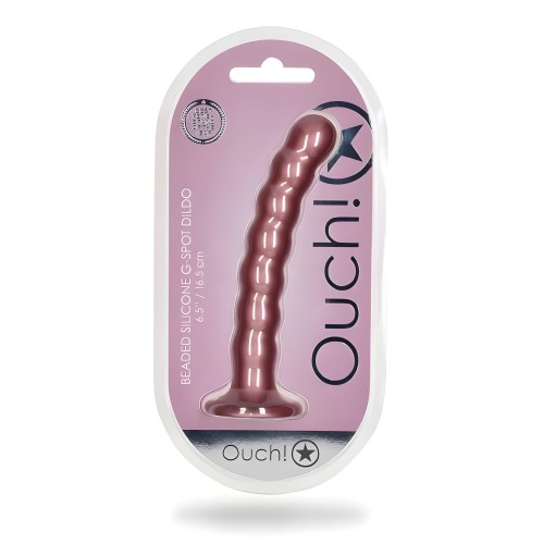 Shots Ouch! Beaded G-spot Dildo - New Pleasures