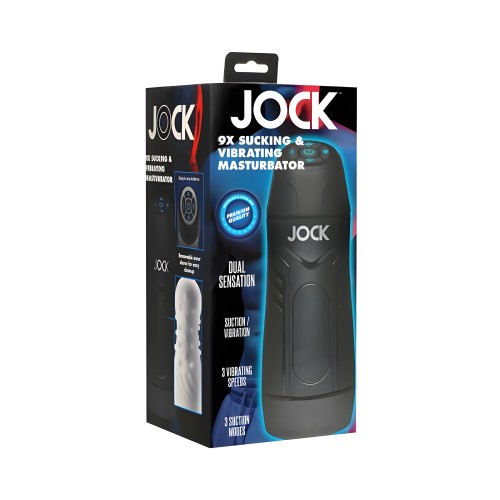 Masturbador Vibrante y Succionador Jock 9x