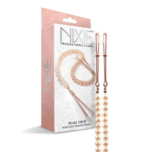 Nixie Pearl Drop Clamps - Elegant and Adjustable