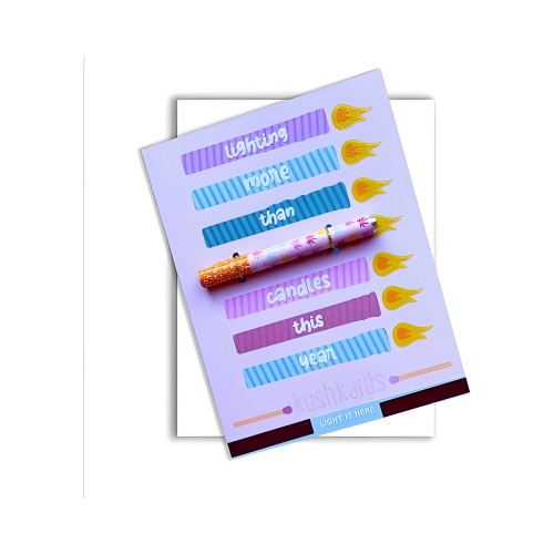 Lighting More Than Candles Birthday Card - Fun Gift
