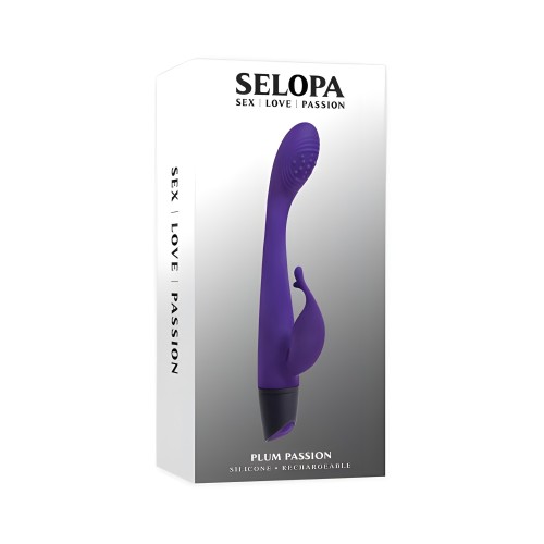 Selopa Plum Passion - Dual Stimulating Vibrator