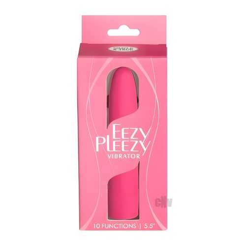 Vibrador Clásico Simple & True Eezy Pleezy 5.5 In. Rosa