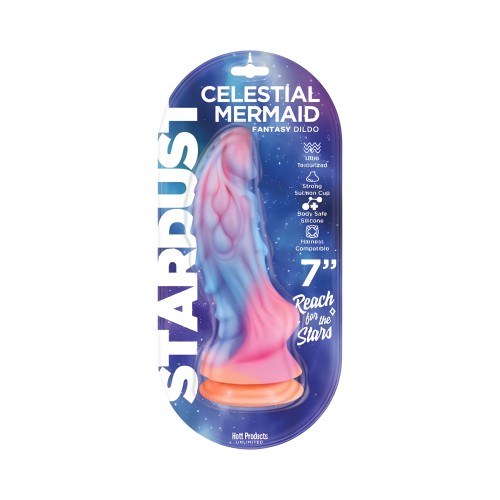 Stardust Celestial Mermaid 7 In. Silicone Dildo