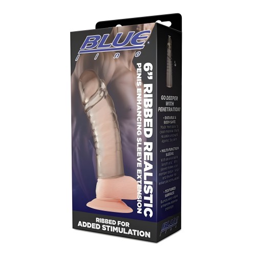 Blue Line Penis Sleeve - Enhanced Stimulation