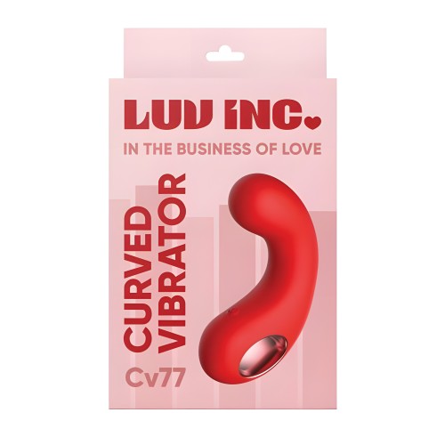 Vibrador Curvado Luv Inc. - Rojo
