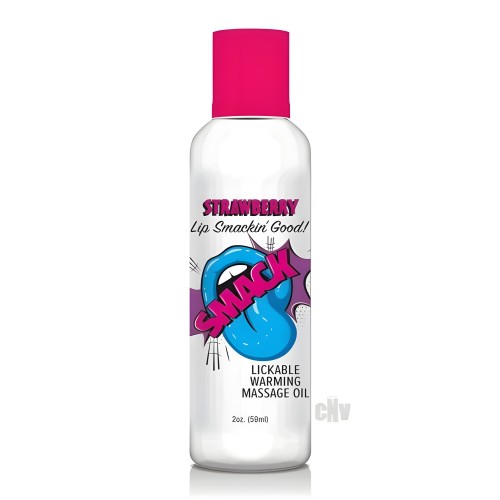 Aceite de Masaje Calentador Smack - Fresa