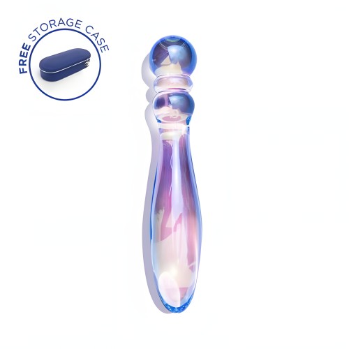 Dildo de vidrio con cuentas Biird Cecii