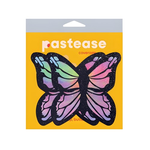 Pasties Mariposa Arcoíris Brillante - Cobertura Divertida
