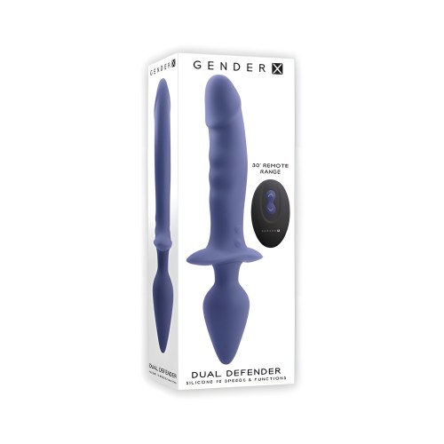 Gender X Dual Defender Rechargeable Silicone Dual End Vibrator
