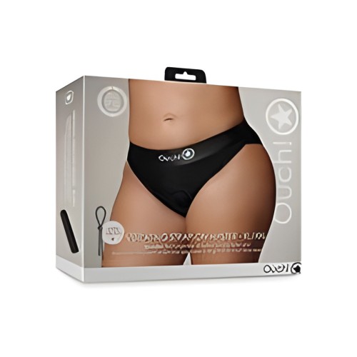 Vibrating Strap-On Hipster for Comfort and Pleasure