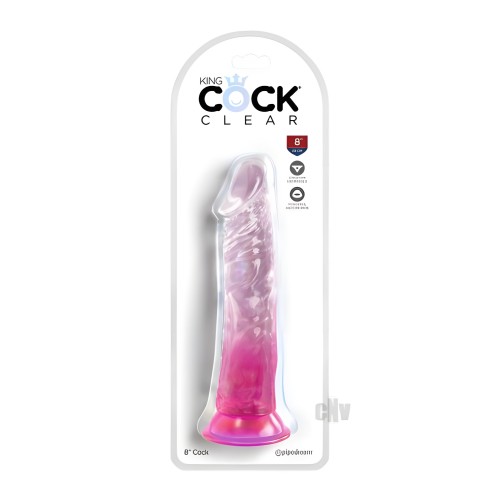 King Cock Clear de 8 Pulgadas para el placer definitivo