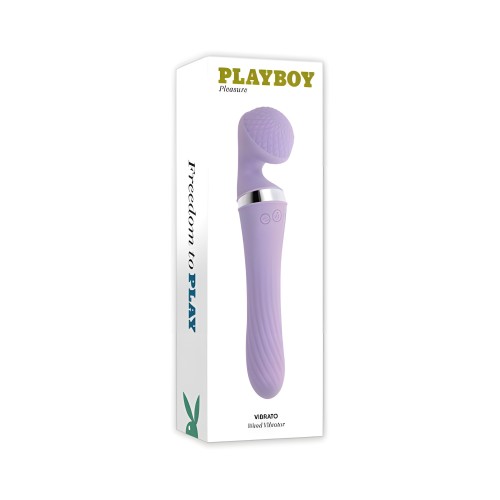 Playboy Vibrato Dual-Ended Wand - Opal