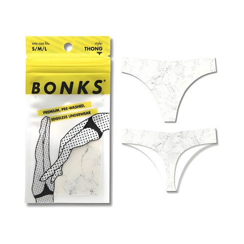 Bonks Rock Bottom Seamless Thong - Máxima Comodidad