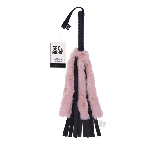 Sportsheets Sex & Mischief Brat Faux Fur Flogger