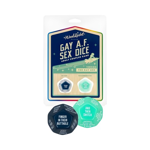Gay Af Sex Dice - Fun Couple's Game