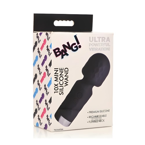 Bang 10x Mini Varita de Silicona Negra