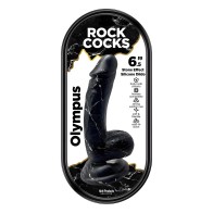Rock Cocks Olympus Marble Silicone Dildo 6.5 In. - Textured