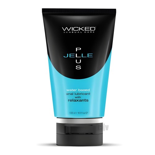 Lubricante Anal Wicked Jelle Plus con Relajantes 4oz