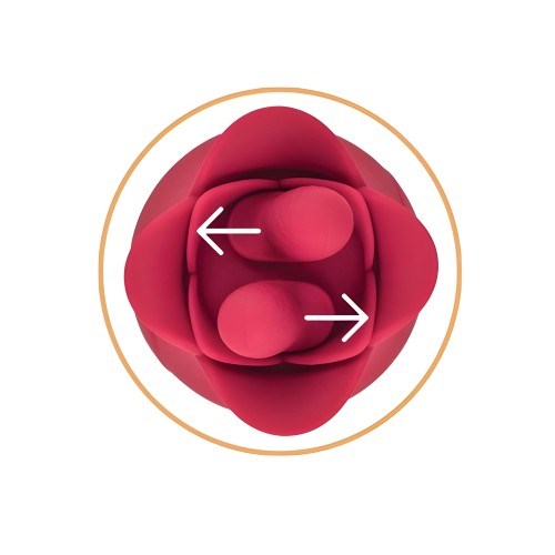 Clit-tastic Tulip Finger Massager Red