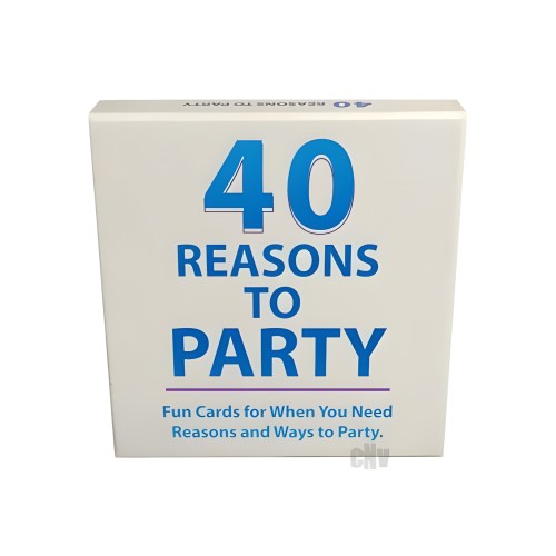 40 Razones Para Festejar Cartas - Divertidas y Atractivas