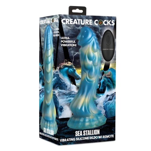 Sea Stallion Vibrating Silicone Dildo
