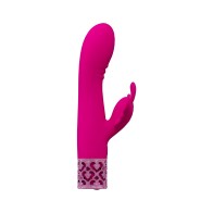 Vibrador Recargable de Silicona Royal Gems Monarch Rosa