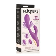 Vibrador Conejito Tri Flick de Silicona