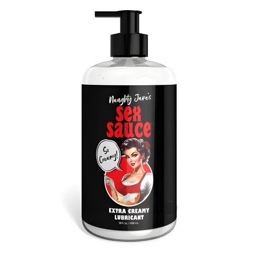 Naughty Jane's Sex Sauce Extra Creamy Lubricant - 16oz
