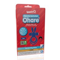 Screaming O Ohare Anillo Vibrante Control Remoto - Azul