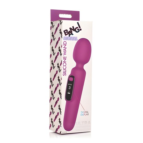 Digital Silicone Wand With Display