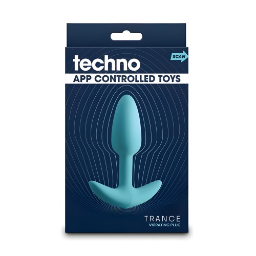 Techno Trance App-controlled Vibrating Plug