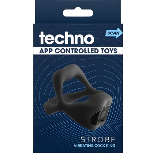 Techno Strobe Vibrating Cock Ring