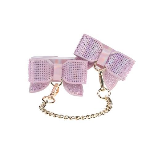 Ouch! Paris Collection Leg Cuffs Pink - Stylish Restraints