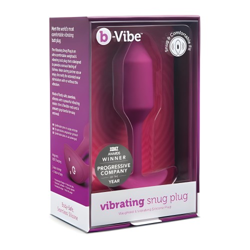 b-Vibe Vibrating Weighted Snug Plug Medium