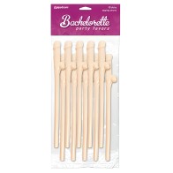 Dicky Sipping Straws - Flesh Pack de 10