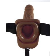 Fetish Fantasy 9-Inch Vibrating Hollow Strap-on