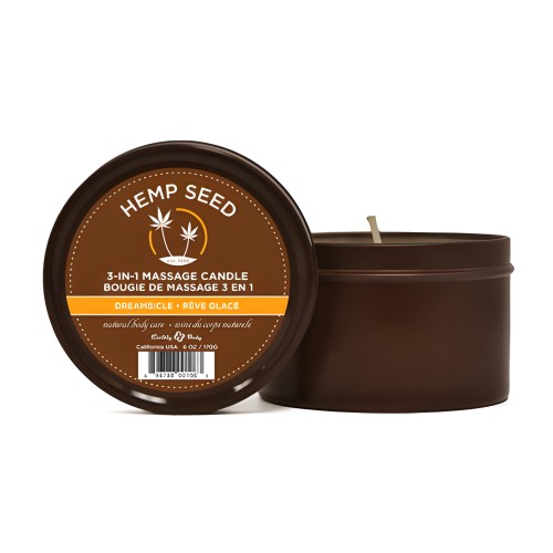 Hemp Seed 3-in-1 Candle - Relaxing Experience