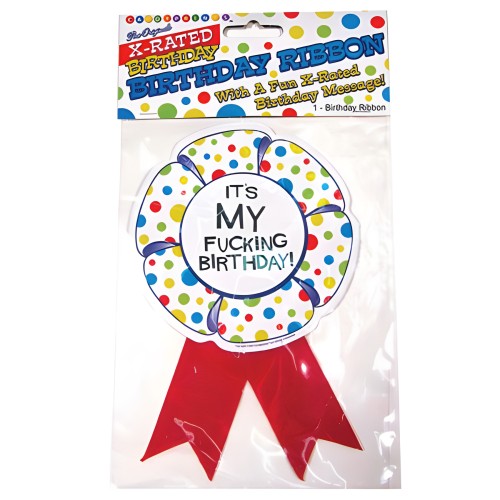 X-Rated Birthday Party Ribbon