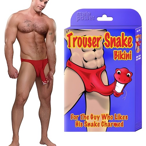 Bikini Male Power Trouser Snake - Rojo