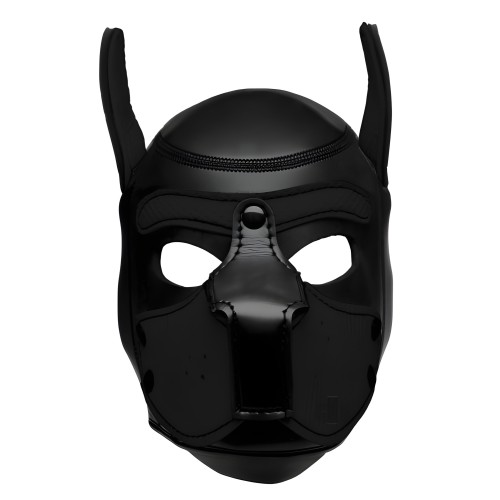 Spike Neoprene Puppy Hood - Negro
