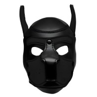 Spike Neoprene Puppy Hood - Negro