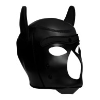 Spike Neoprene Puppy Hood - Negro