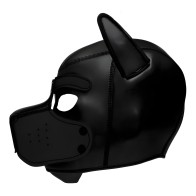 Spike Neoprene Puppy Hood - Negro