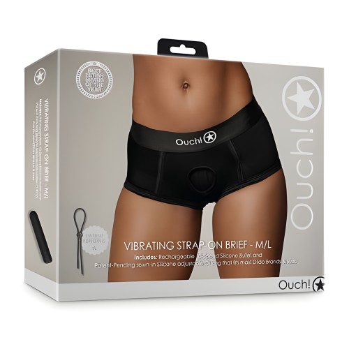 Vibrating Strap-on Brief for Enhanced Pleasure
