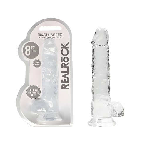 Shots RealRock Crystal Clear Dildo