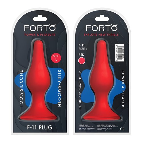 FORTO F-11 Lungo Butt Plug - Comfortable and Tapered