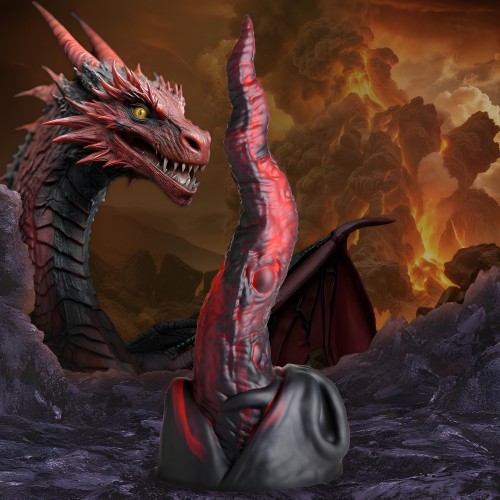 Dildo de Silicona Lengua de Dragón - Diversión Fantástica