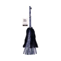 Sportsheets Cougar Faux Fur Flogger - Elegant and Playful